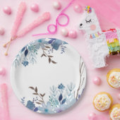 Assiettes En Carton Plaques en papier - Blues d'été (Fête)