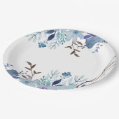 Assiettes En Carton Plaques en papier - Blues d'été (Angle)