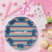 Assiettes En Carton Plaques en papier Boho Van Summer (Fête)