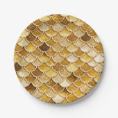 Assiettes En Carton Plaques en papier brillantes Parties scintillant o (Devant)