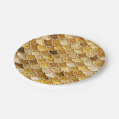 Assiettes En Carton Plaques en papier brillantes Parties scintillant o (Angle)