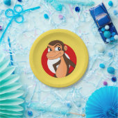 Assiettes En Carton Plaques en papier caricaturé (Fête)