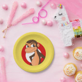Assiettes En Carton Plaques en papier caricaturé (Fête)