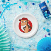 Assiettes En Carton Plaques en papier caricaturé (Fête)