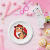 Assiettes En Carton Plaques en papier caricaturé (Fête)