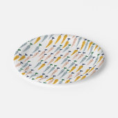Assiettes En Carton Plaques en papier carottes mignonnes (Angle)