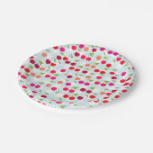 Assiettes En Carton Plaques en papier cerise mignonne (Angle)