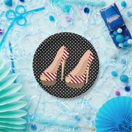 Assiettes En Carton Plaques en papier Chaussure (Fête)