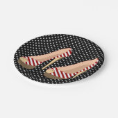 Assiettes En Carton Plaques en papier Chaussure (Angle)