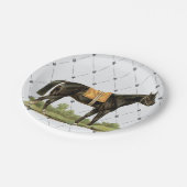 Assiettes En Carton Plaques en papier Cheval vintage (Angle)