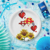 Assiettes En Carton Plaques en papier Citrouille Fée de tournesol (Fête)