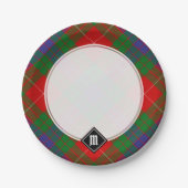Assiettes En Carton Plaques en papier Clan Fraser Tartan (Devant)