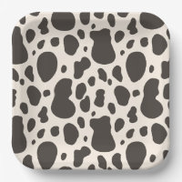 Plaques en papier cowboy | Plaques de partie occid