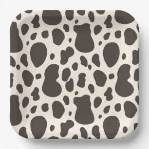 Assiettes En Carton Plaques en papier cowboy Plaques de partie occid