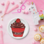 Assiettes En Carton Plaques en papier Cupcake de la Saint-Valentin (Fête)