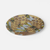 Assiettes En Carton plaques en papier d'abeille (Angle)