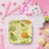 Assiettes En Carton Plaques en papier d'agrumes d'été (Fête)