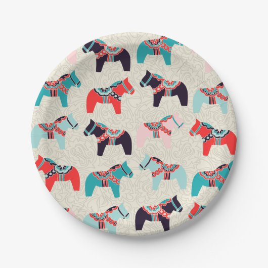 Assiettes En Carton Plaques en papier Dala Hors (Devant)