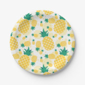 Assiettes En Carton Plaques en papier d'ananas 7 pouces (Devant)