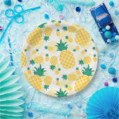 Assiettes En Carton Plaques en papier d'ananas 9" (Fête)