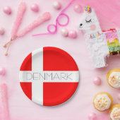 Assiettes En Carton Plaques en papier Danemark ! (Fête)