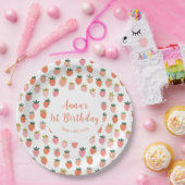 Assiettes En Carton Plaques en papier d'anniversaire aux fraises migno (Fête)
