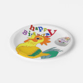 Assiettes En Carton Plaques en papier d'anniversaire, coq (Angle)