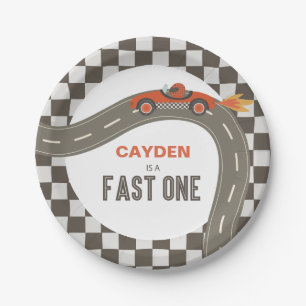 Assiettes En Carton Plaques en papier d'anniversaire de la voiture Fas