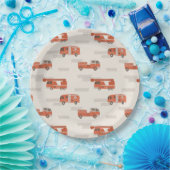 Assiettes En Carton Plaques en papier d'anniversaire du pompier | Ince (Fête)