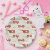 Assiettes En Carton Plaques en papier d'anniversaire du pompier | Ince (Fête)