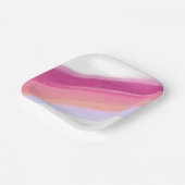 Assiettes En Carton Plaques en papier d'anniversaire Peint rose violet (Angulaire)