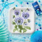 Assiettes En Carton Plaques en papier d'art botanique (Fête)