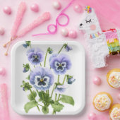 Assiettes En Carton Plaques en papier d'art botanique (Fête)