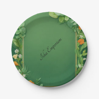 Assiettes En Carton Plaques en papier d'artisanat avec motifs floraux