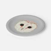 Assiettes En Carton Plaques en papier de 7 po de la Chouette (Angle)