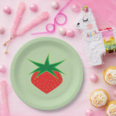 Assiettes En Carton Plaques en papier de 9 po de fraise (Fête)