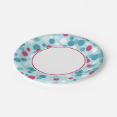 Assiettes En Carton Plaques en papier de baies de Noël (Angle)