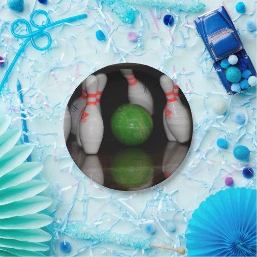 Assiettes En Carton Plaques en papier de Bowling (Fête)