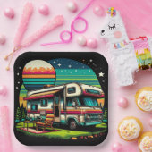 Assiettes En Carton Plaques en papier de camping ! (Fête)