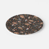 Assiettes En Carton Plaques en papier de champignons de bois (Angle)