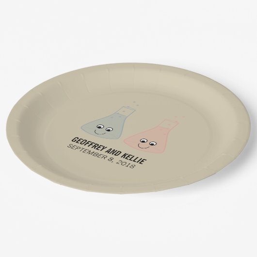 Assiettes En Carton Plaques en papier de chimie (Angle)