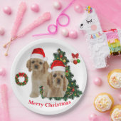 Assiettes En Carton Plaques en papier de Cocker spaniel (Fête)