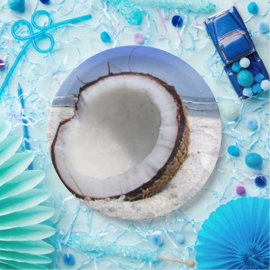 Assiettes En Carton Plaques en papier de coco (Fête)