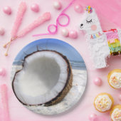 Assiettes En Carton Plaques en papier de coco (Fête)