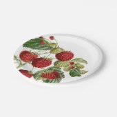 Assiettes En Carton Plaques en papier de conception botanique de framb (Angle)