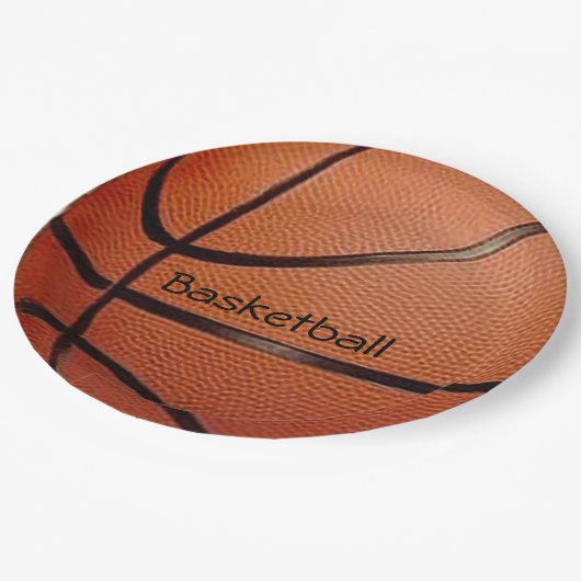 Assiettes En Carton Plaques en papier de conception de basket-ball (Angle)