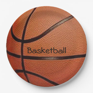 Assiettes En Carton Plaques en papier de conception de basket-ball