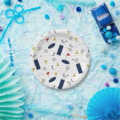 Assiettes En Carton Plaques en papier de Cute Golf (Fête)