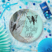 Assiettes En Carton Plaques en papier de fées d'Imaginaire de feuillag (Fête)