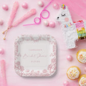 Assiettes En Carton Plaques en papier de Fête des mariées chinoiserie (Fête)